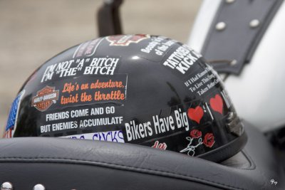 Biker Chick's Helmet