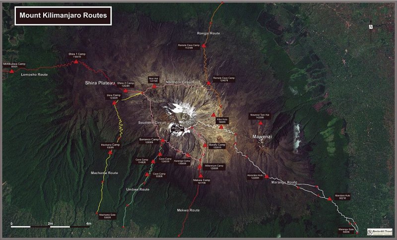 Mount Kilimanjaro Routes