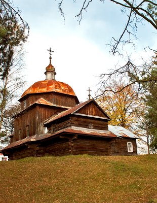 Wooden Church On The Hill