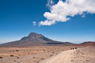 White Cloud Over Mawenzi Peak