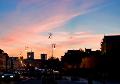 Sunset Over The Walls