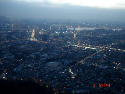 Seoul view of Namsan Tower