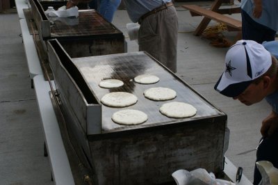 Flapjacks cookin'