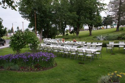 New tables and chairs