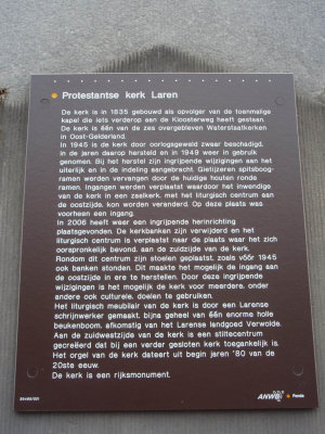 Laren prot gen infobord, 2008.jpg