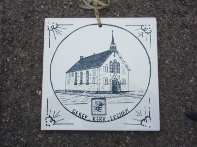 Lochem, tegeltje Witte Kerkje, 2008.jpg