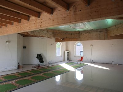 Alkmaar, moskee Surinaams in aanbouw gebedsruimte, 2008.jpg
