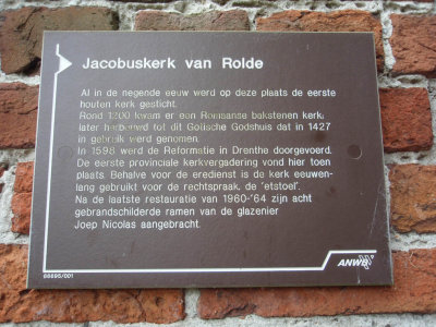 Rolde, NH Jacobuskerk info, 2008.jpg