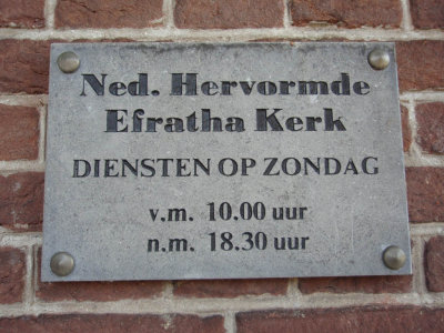 Overberg, NH Efrathakerk bord, 2008.jpg