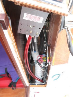 Cable runs unobstructed.