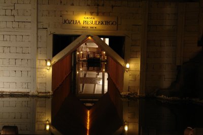 A grotto in salt mines