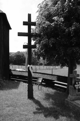 Cross in the churchyard