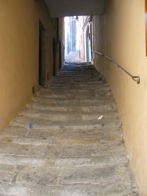Cortona - Steep streets
