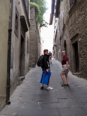 Cortona - Steep streets