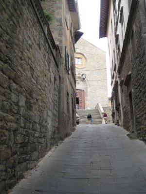 Cortona - Steep streets