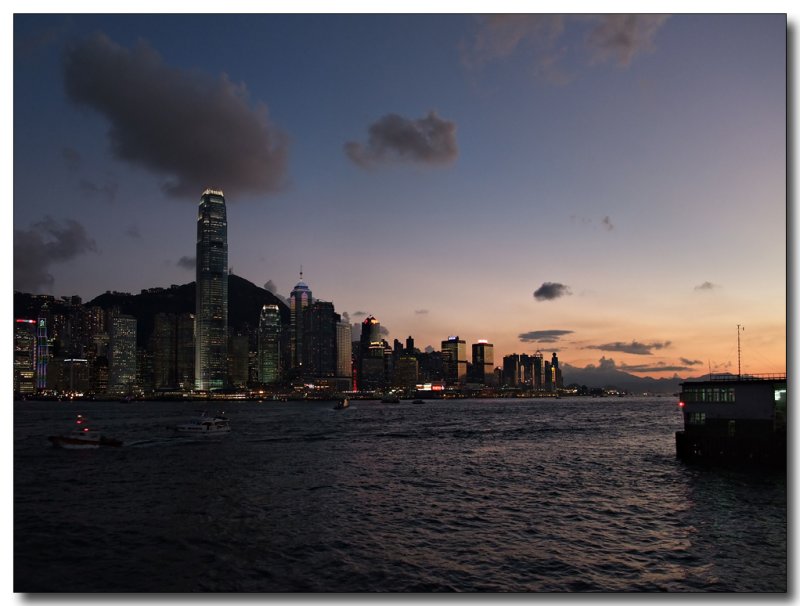 just before the sun set...