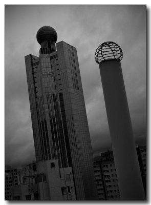 the tower of power & a vent pipe