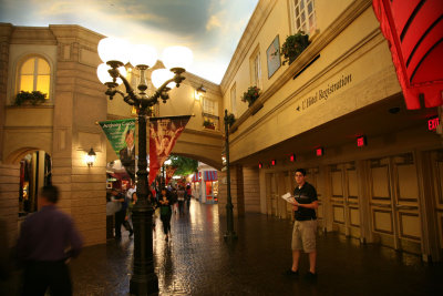 Shops and Food Court Inside the Paris Resort