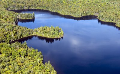 Mauricie from the sky