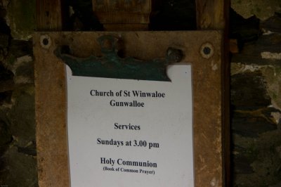 Church of St. Winwaloe, Gunwalloe, Cornwall