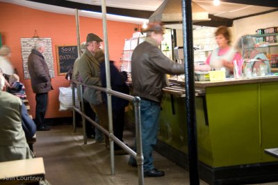 Cafe hustle and bustle