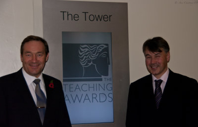  Ian &  Keith at the Teaching Awards 2009