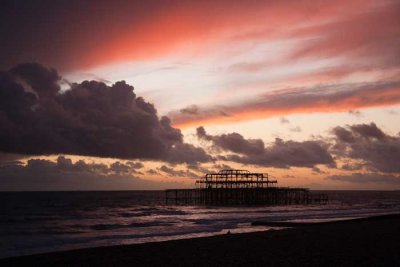 fabulous sky behind west pier