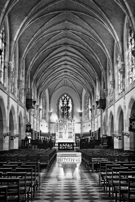 All Saints Chapel - B&W