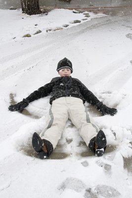 Early Storm Snow Angel