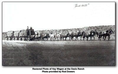 Hay Wagon at Oasis Ranch