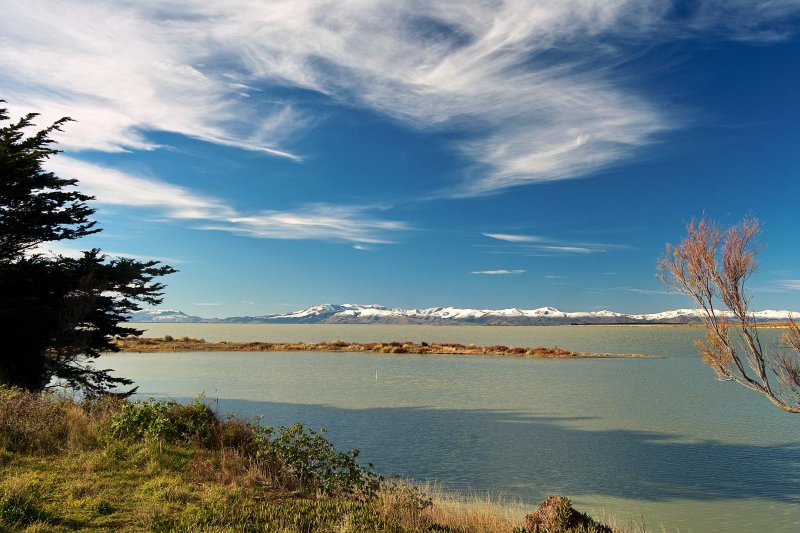 Lake Ellesmere at Taumutu