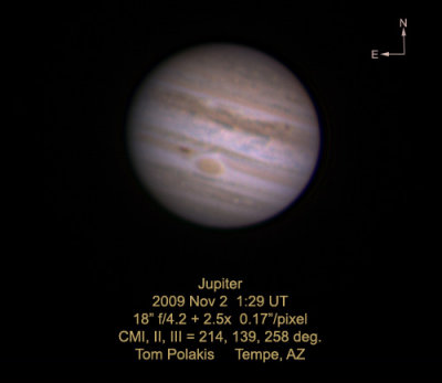 Jupiter: November 2, 2009