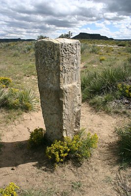 Old Tri-States boundry marker--Tom has exact coordinates if you're interested.