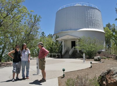 Scoping out a spot for the Burnham Memorial @ Lowell Observatory