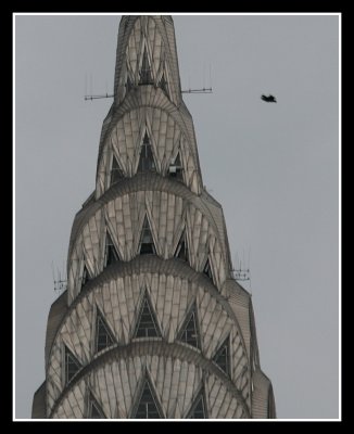 Chrysler Building meets UFO