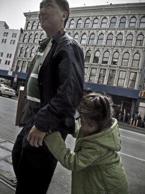 Father and Daughter, Canal Street