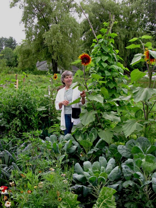 Anni in Her Garden