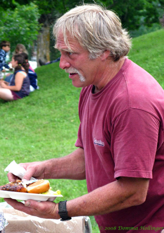 Brian at the BBQ