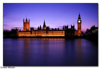 Houses of Parliment after Sunset