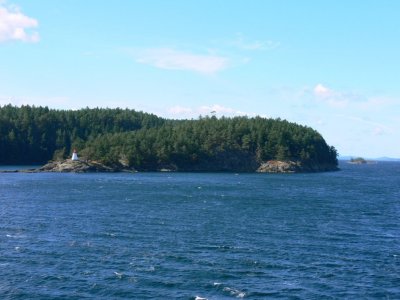 View from the ferry to Vancouver Island