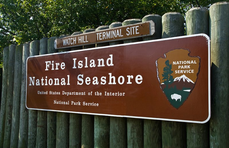 Fire Island National Seashore Sign
