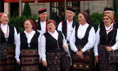 Singing - a typical Croatian folklore