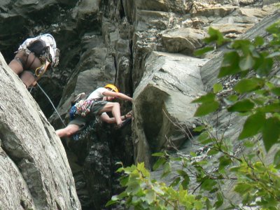Rock climbing at Table Rock - July 4, 2008 [gallery]