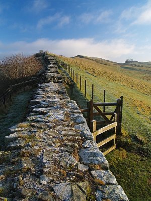 Hadrian's Wall,remains of.