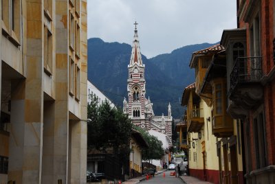 Famous view in Bogota