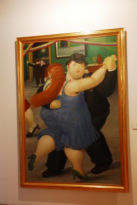 Fernando Botero painting
