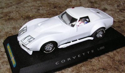 USA issue White Corvette