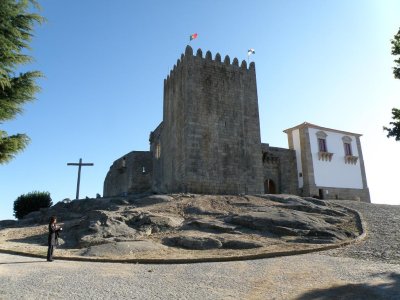 the castelo in Belmonte, in the Beira Alta