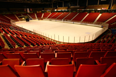 olympic hockey rink in lake placid (no we didn't skate today)