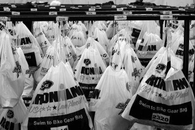 transition bags (that got soaked overnight)
